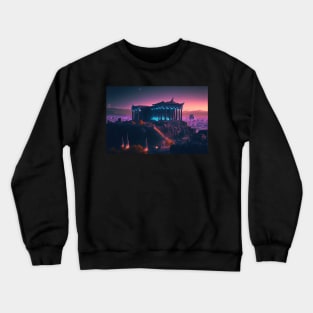 Acropolis Athens Crewneck Sweatshirt